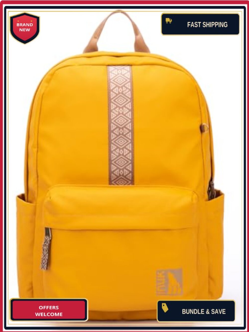 Water Resistant Laptop Backpack 19L Fits 13 Inch Travel Work Daypack